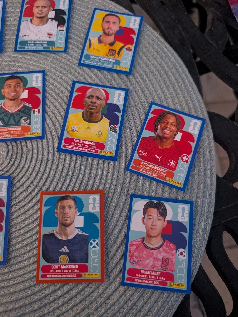 Panini FIFA World Cup 2026 Red And Blue Border Stickers -19